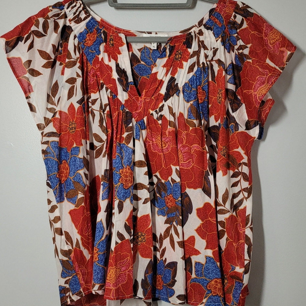 MAURICES Floral Swing Top XL NWOT